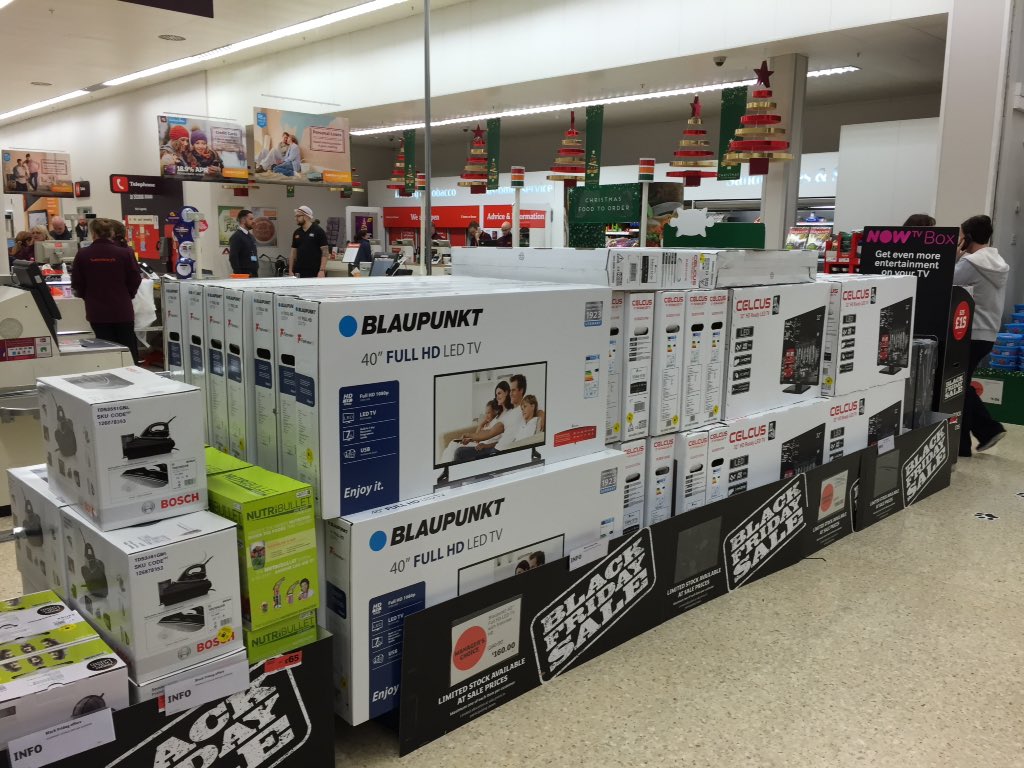DanielPitchard's tweet photo. Still Plenty of Black Friday sales available in Sainsbury's Strand Road!! #Fill your boots! https://t.co/cSxRJrtA2R