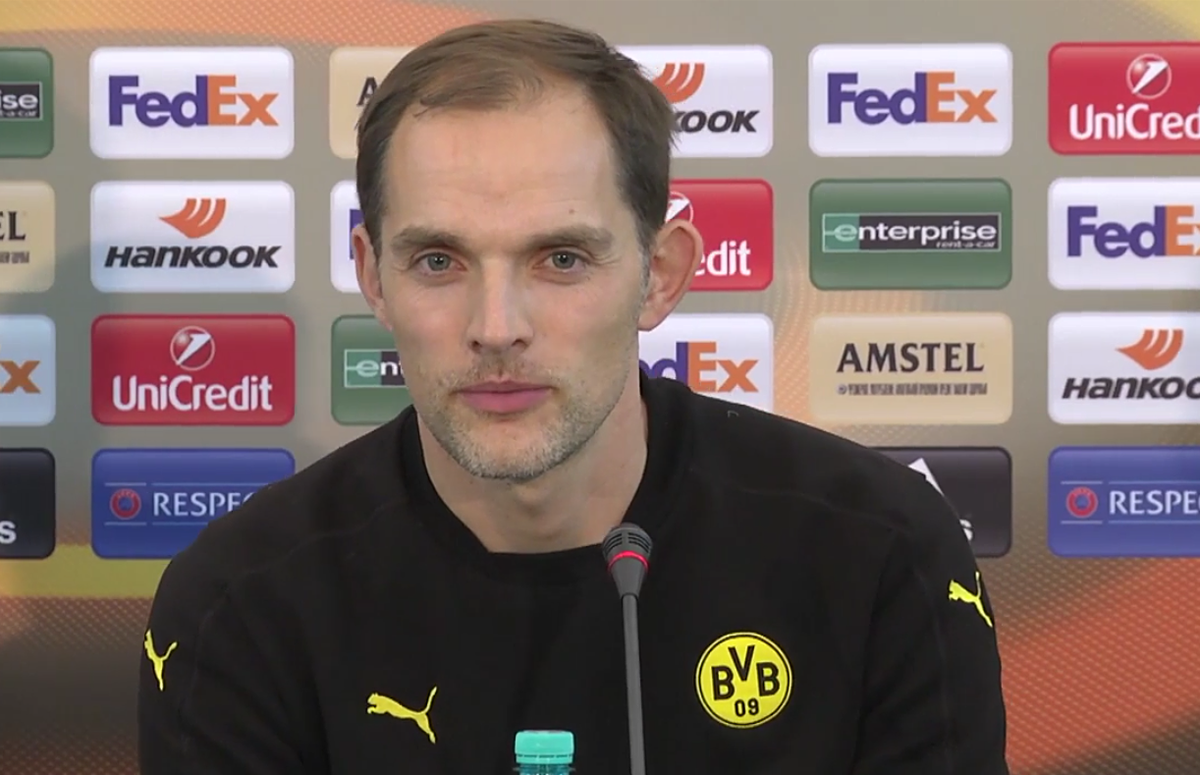 RNBVB's tweet photo. Hier gibt es das Video der Pressekonferenz mit Thomas #Tuchel: https://t.co/PNXgTy6n3N #FKKBVB #BVB https://t.co/mcWEKbCgqi