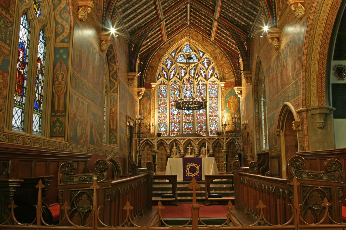HTatHildersham's tweet photo. #ClaytonBell You can see more of Holy Trinity Church Hildersham's Wall Paintings at https://t.co/DVpynkYO76 https://t.co/6WoRpq65tY