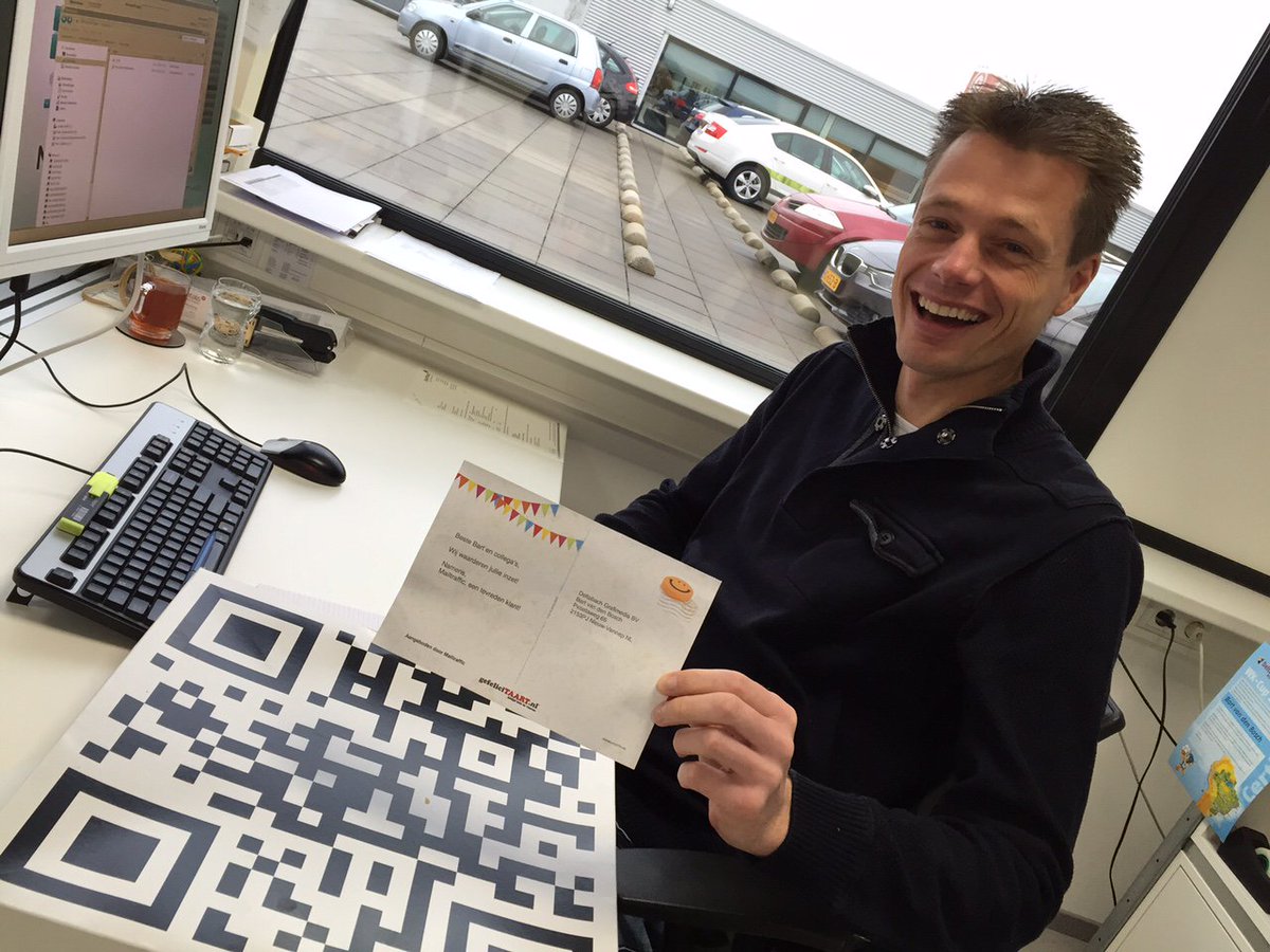 superfriday ipv #blackfriday, mega taart van tevreden klant, bedankt Bert.
Een bedankje is zo motiverend!