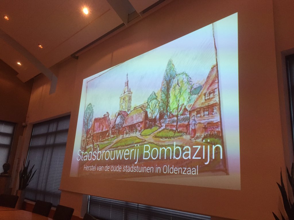 Presentatie participatieprojecten #NOTwente <a href="/mijnnotwente/">Mijn NO Twente</a> met <a href="/debombazijn/">De Bombazijn </a> #Oldenzaal debombazijn.nl