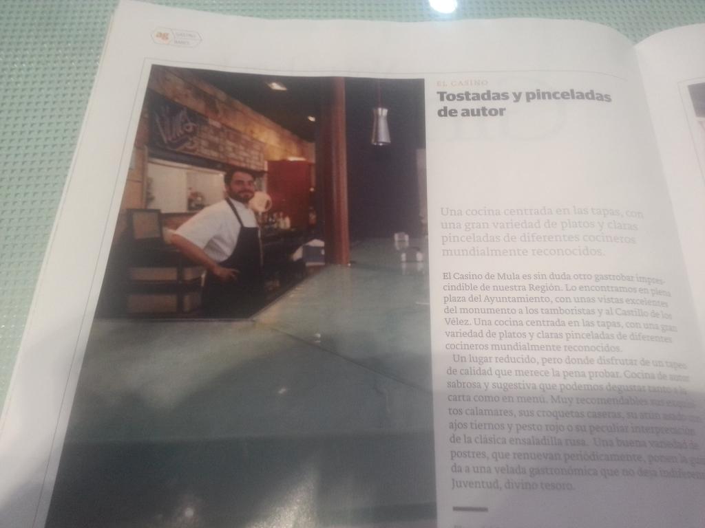 Y en los 50 restaurantes imprescindibles de la Región de <a href="/laverdad_es/">laverdad_es</a> ...<a href="/casinogastrobar/">CasinoGastroBar</a>! Gracias <a href="/Sgallegob/">Sergio Gallego 🍽</a>!