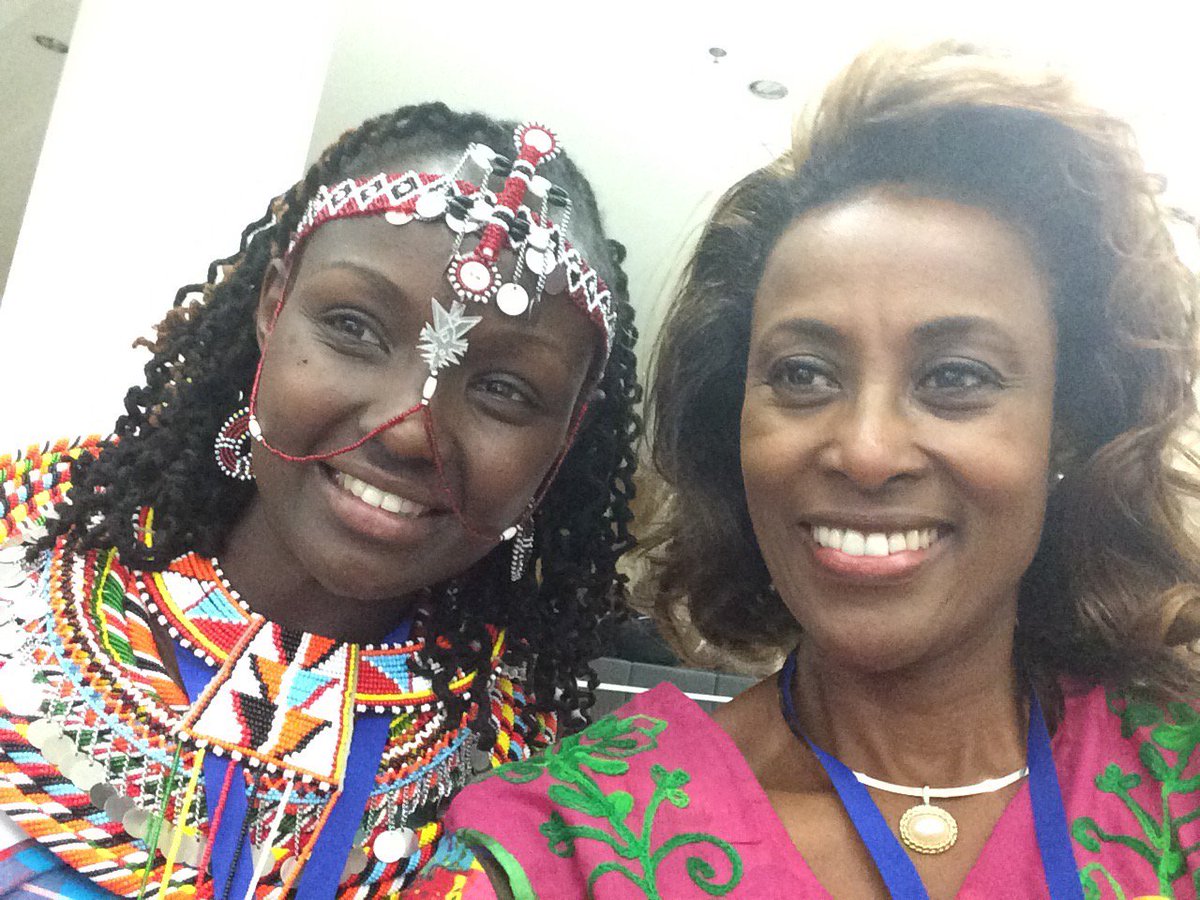 At the End Child Marrage  Summit in Lusaka. Josephine rescued 1000 girls from formed marriage.