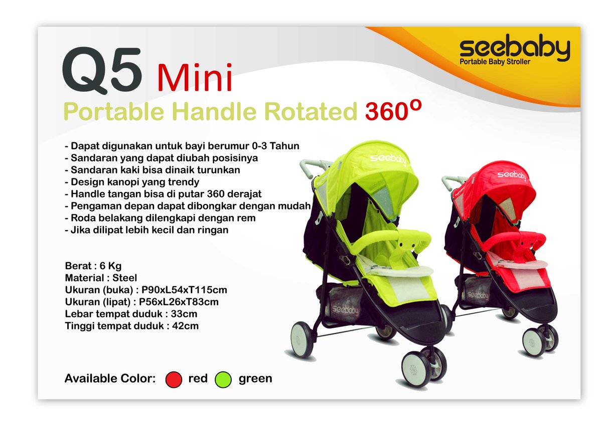 stroller seebaby q5