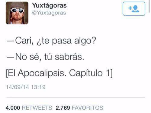 anacampo's tweet photo. Asi comienzan los apocalipsis https://t.co/Y6SU4ycns1