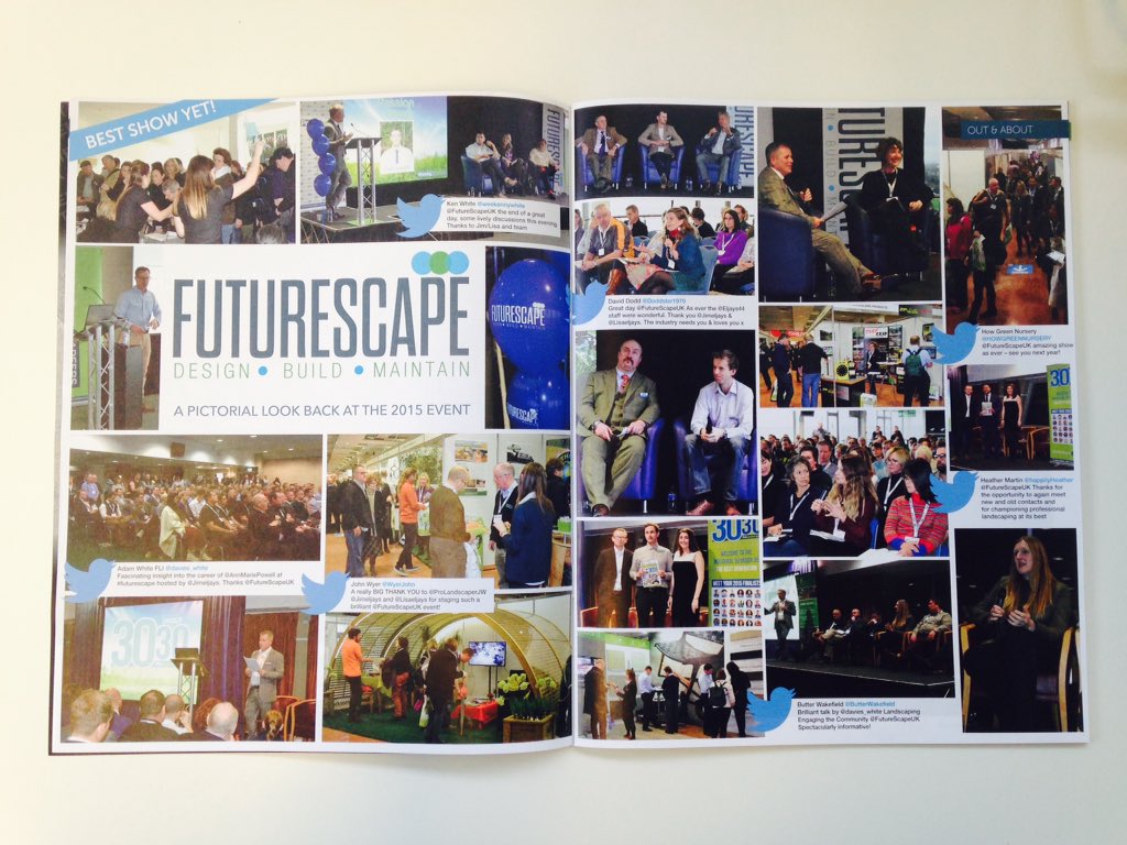 ProLandscaperUK's tweet photo. Check out our pictorial review from @FutureScapeUK 2015 on p.10 #futurescape https://t.co/l59v5WXuXO