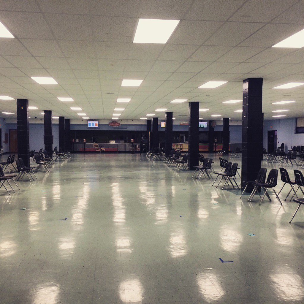 The room is empty now, but tomorrow it will be full of amazing things from so many talented artists! #craftybalboa