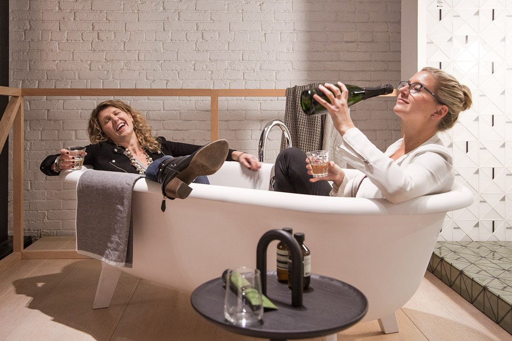 Thank you <a href="/informvancouver/">Inform Interiors</a> &amp; everyone who toasted our new tile collection for <a href="/interstyle/">international style</a>  westernlivingmagazine.com/shopping/photo…