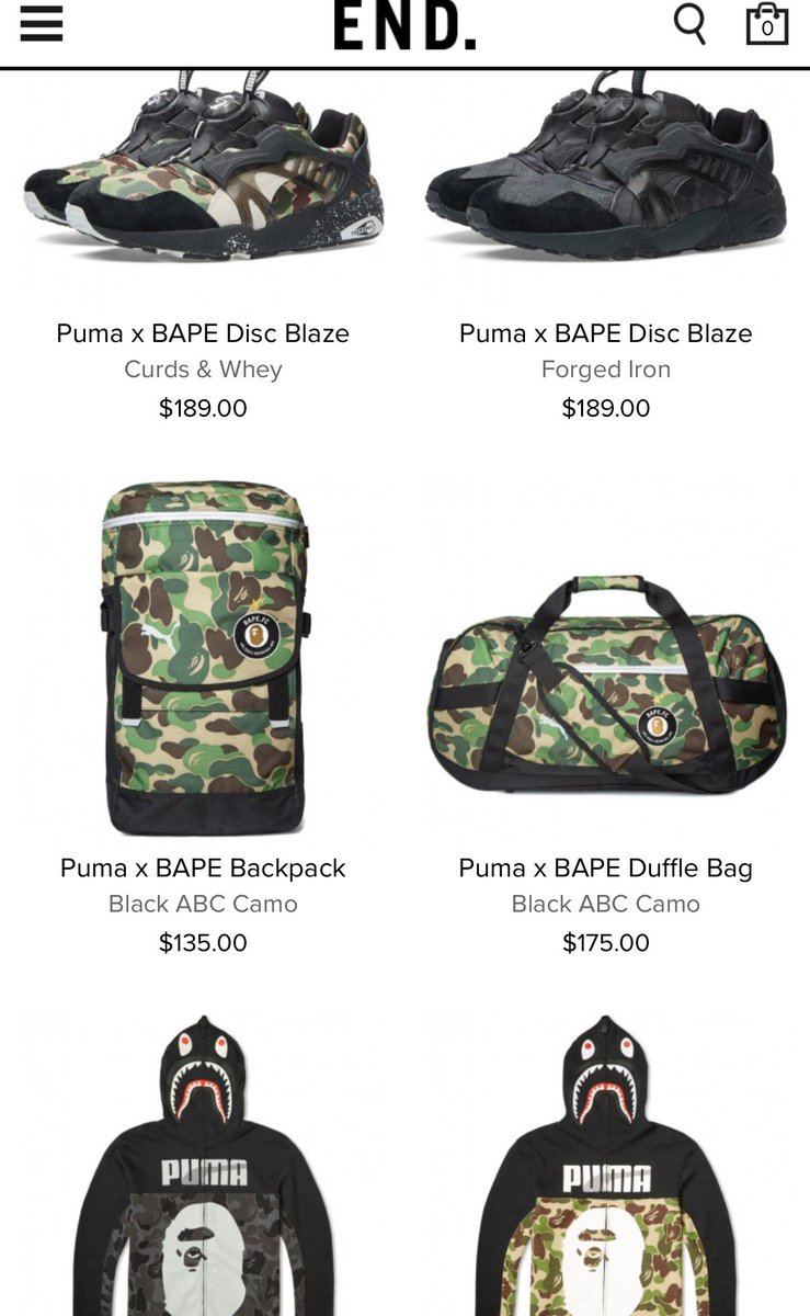puma x bape backpack