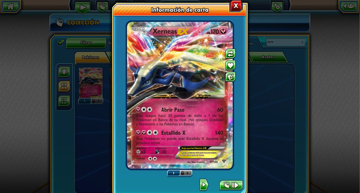 Gaiastormtcg's tweet photo. @Gaiastormtcg #SorteoGaiaStorm #3 ¡XERNEAS EX! RT para participar y ganar esta carta Online ¡Suerte a todos! https://t.co/HTPggj2lKi