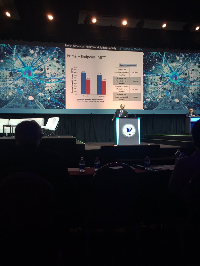 Dr Levy presenting #NANS2015 DRG stim superior in treating #chronicpain #Stim4Pain <a href="/stjudemedical/">St Jude Medical Aesthetics</a>