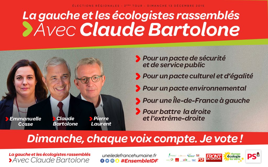 Romain_DaSilva's tweet photo. Dimanche chaque voix compte! #JeVote #AvecBarto #EnsembleIDF #Régionales2015 https://t.co/UGztu1J9me