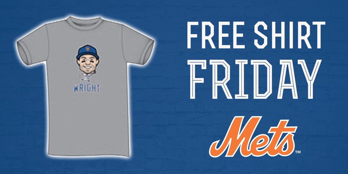 Mets's tweet image. Another #FreeShirtFriday giveaway! RT to enter to win this #DavidWright t-shirt. #Mets