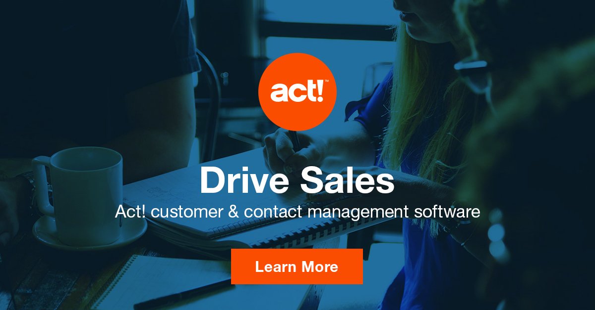 ActCRM's tweet image. New sales goals for 2016? Let Act! help you achieve them by converting leads into sales. bit.ly/1QB9Jau