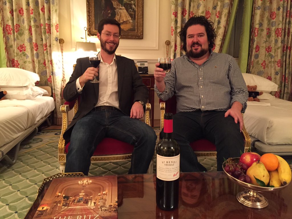 natritmeyer's tweet photo. @malliemcg that @penfolds 2002 St Henri Shiraz has just been opened with @KellermeisterBV at @theritzlondon https://t.co/tQlhxlIYyn