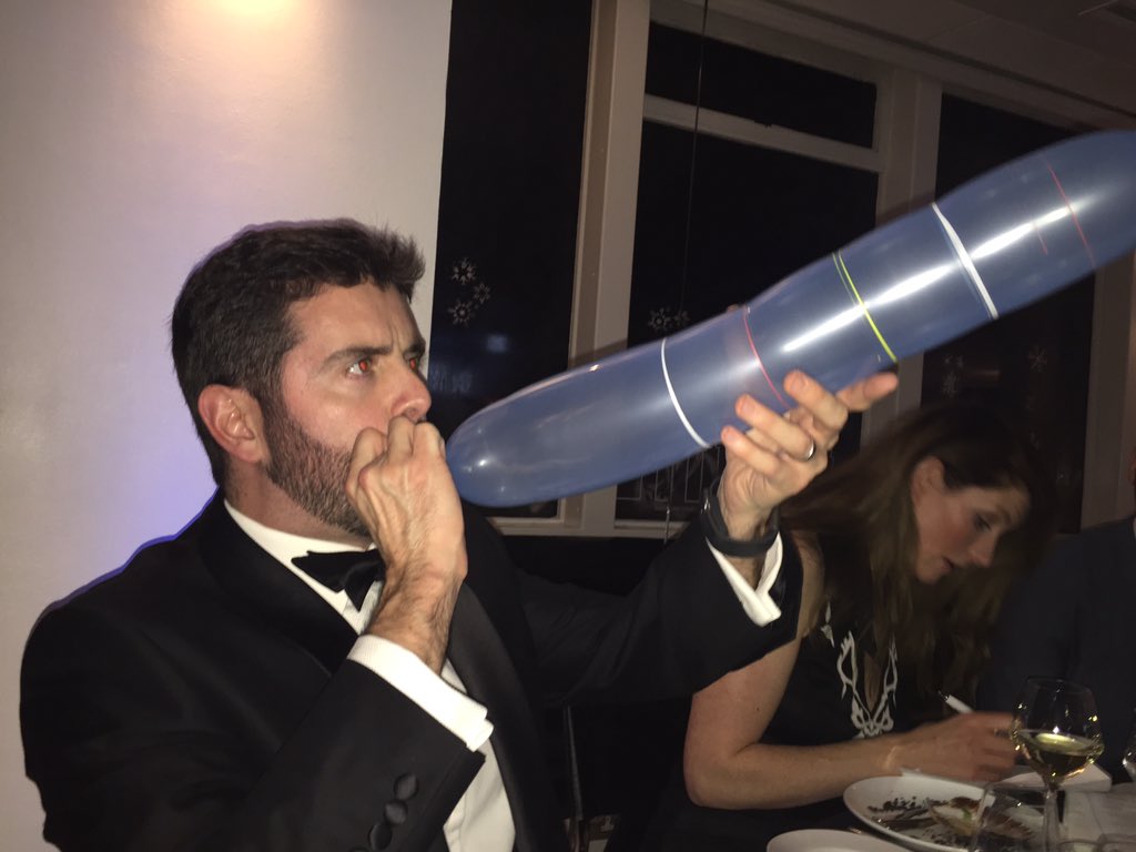 Lanski's tweet photo. Blow Mike! #IMIXMAS https://t.co/OqU6XlcbJb