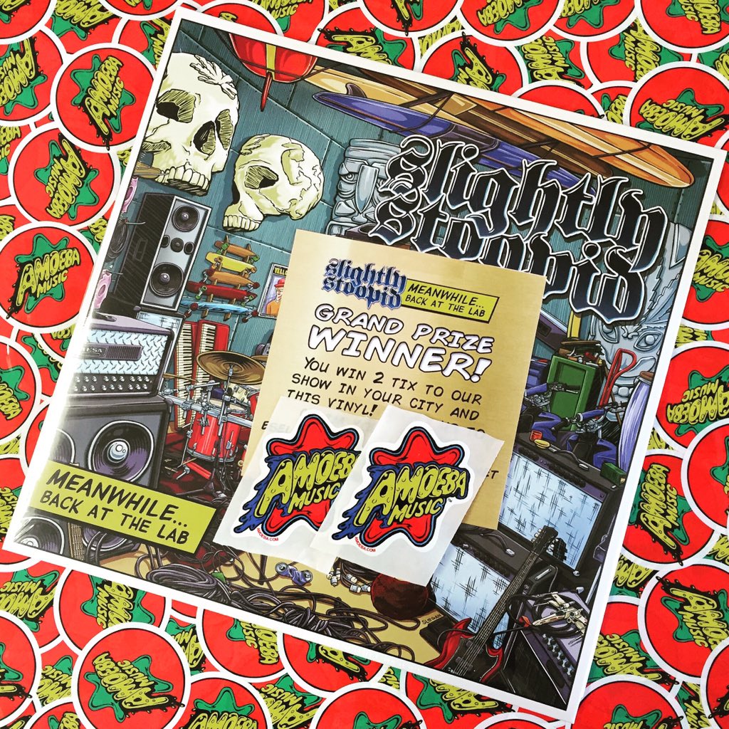 AmoebaBerkeley's tweet photo. @SlightlyStoopid at @thewarfield in SF 12/31! 1st to find #BackAtTheLab vinyl in our stacks wins pair of tix/vinyl! https://t.co/9QsSW7W4mW