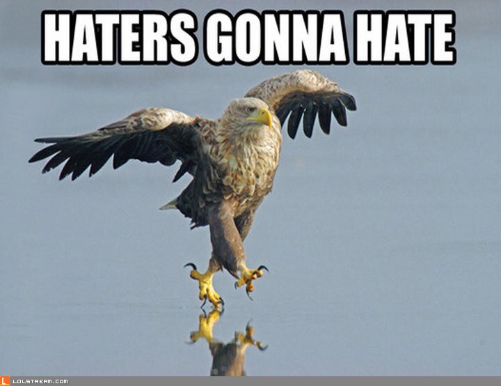 Lord_Abaddon's tweet photo. Yunno... Haters gonna hate😋 https://t.co/w0FSDvFCcl