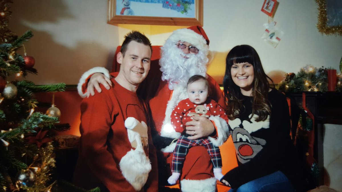 B0bby11's tweet photo. Eva-rose's first vist to Santa creating great family memories @Shazza___ https://t.co/vAkk3BUPCM