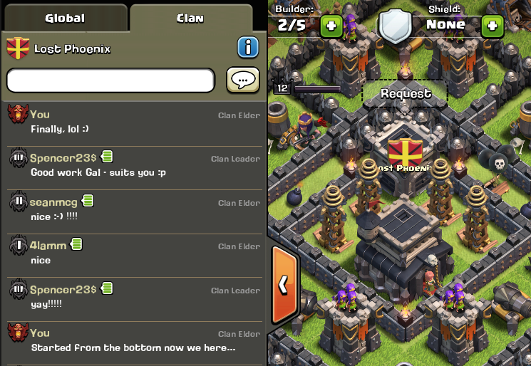 GaladonGaming's tweet photo. From Champion to Legend in Lost Phoenix - thanks to all my clan mates and @ClashStrategy for support over the years! https://t.co/6fU6mgKAAF