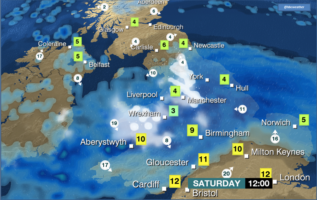 Here's where we're expecting the #snow tomorrow. Jo