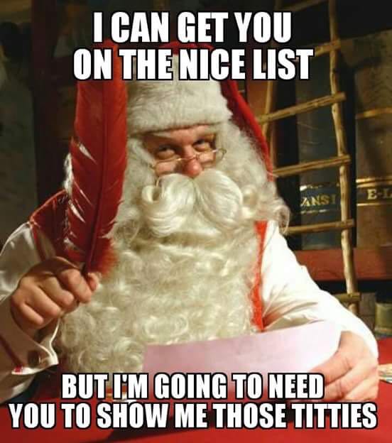 iHazedU's tweet photo. Santa #ballin #titties https://t.co/x0VTWISlaY