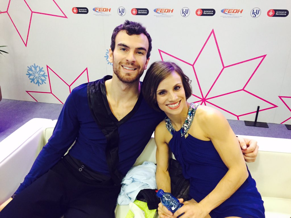 SkateCanada's tweet photo. ALERTE MÉDAILLE! #ARGENT pour @mhjd_85 et @Rad85E à la #FGPBarcelone! #AllezCanada #ÉquipeCanada https://t.co/2yinFc4O1D