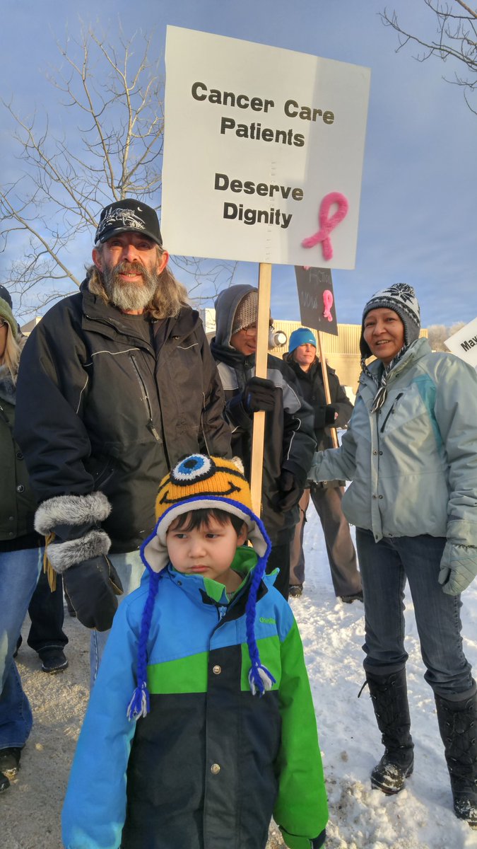 maryloumintram's tweet photo. Cancer patients deserve more support and assistance in Thompson. Been waiting for years. #CancerCare #Thompson https://t.co/SrahB4Ogly