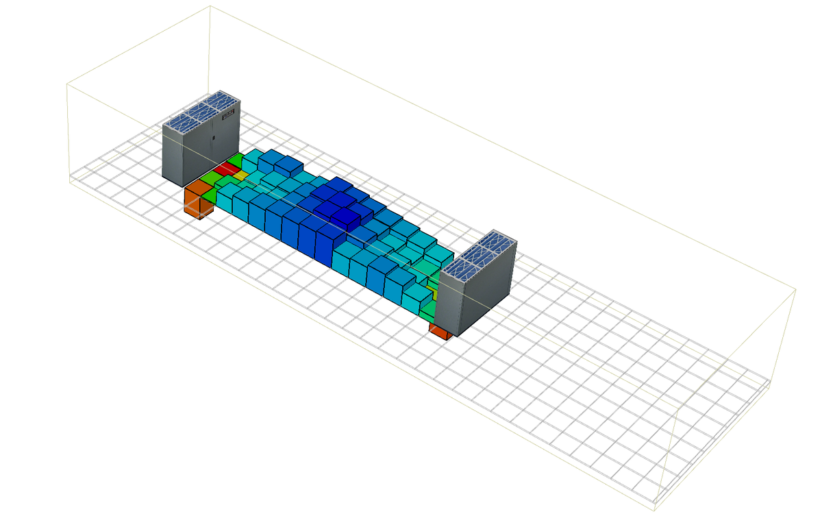 FormerlyHibou's tweet photo. Running some CFD validation of underfloor flow using #6SigmaDC for #SimulationFriday @pDCIM https://t.co/ibX9sIcScX