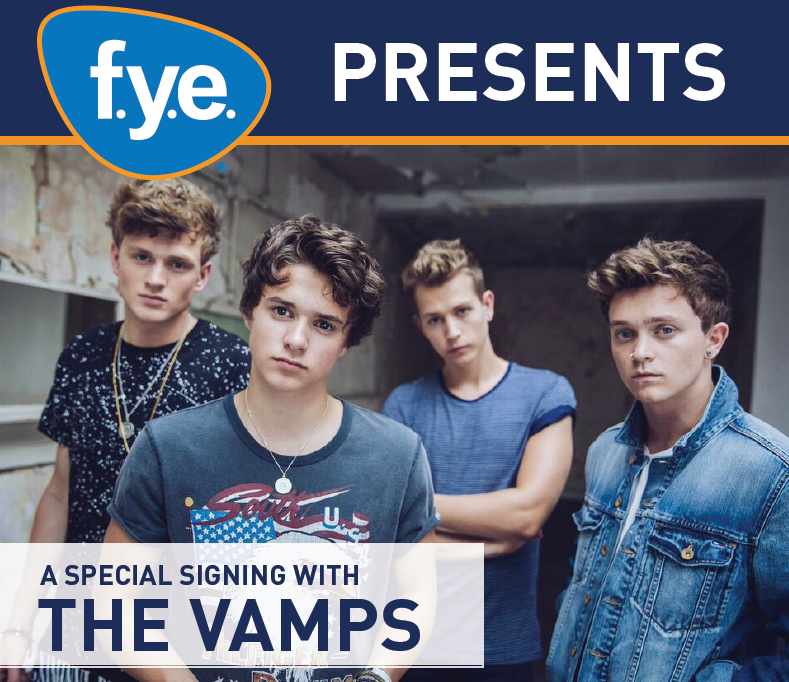 officialfye's tweet photo. Can’t make tomorrow’s @TheVampsBand event?! RT/Follow for your shot to win 1 of 2 t-shirts! https://t.co/VBr51k2FuH https://t.co/Yx688LVbD5