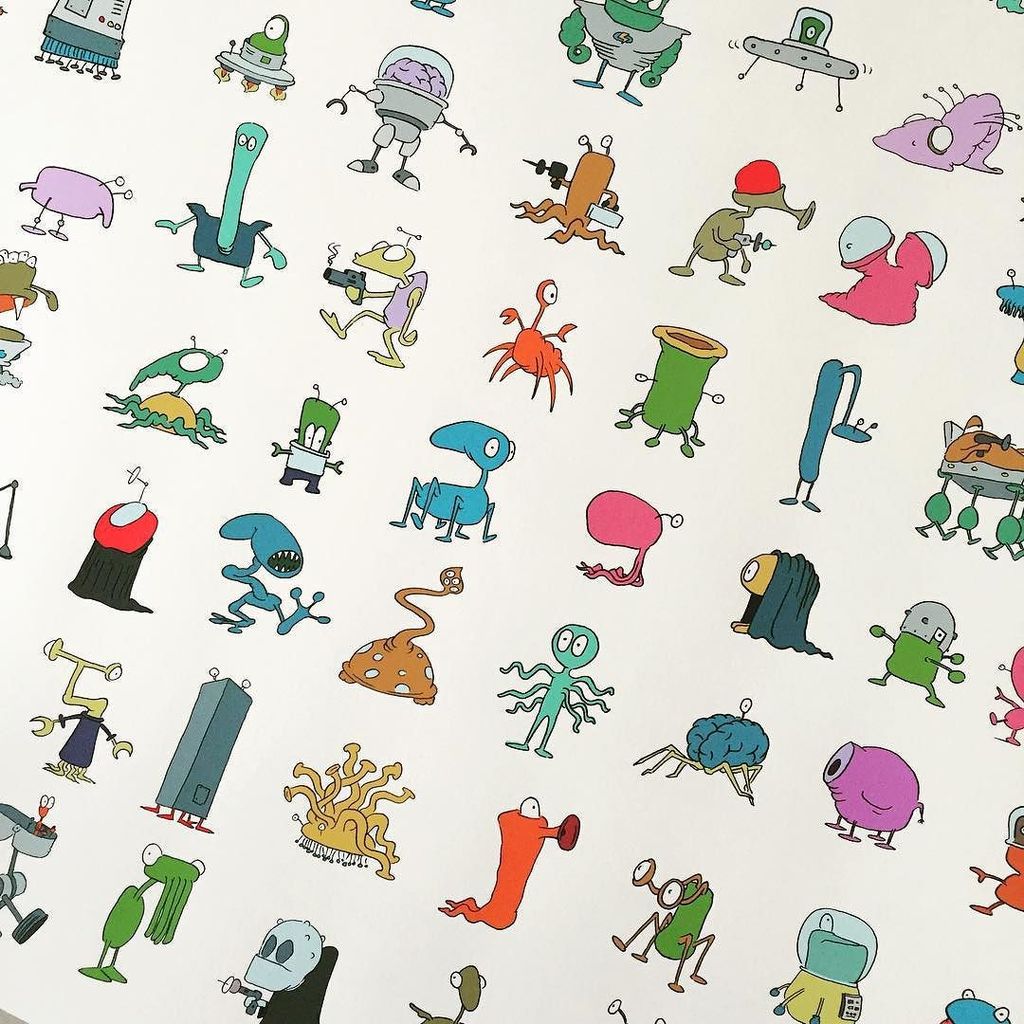 Doodlemoo's tweet photo. Lots and lots of Alienz ππ½πΎ ππ #latenitework #alienz #aliens #colourful #colour #doodles #β¦ https://t.co/lRJWFQoSXs https://t.co/81z16btV7R