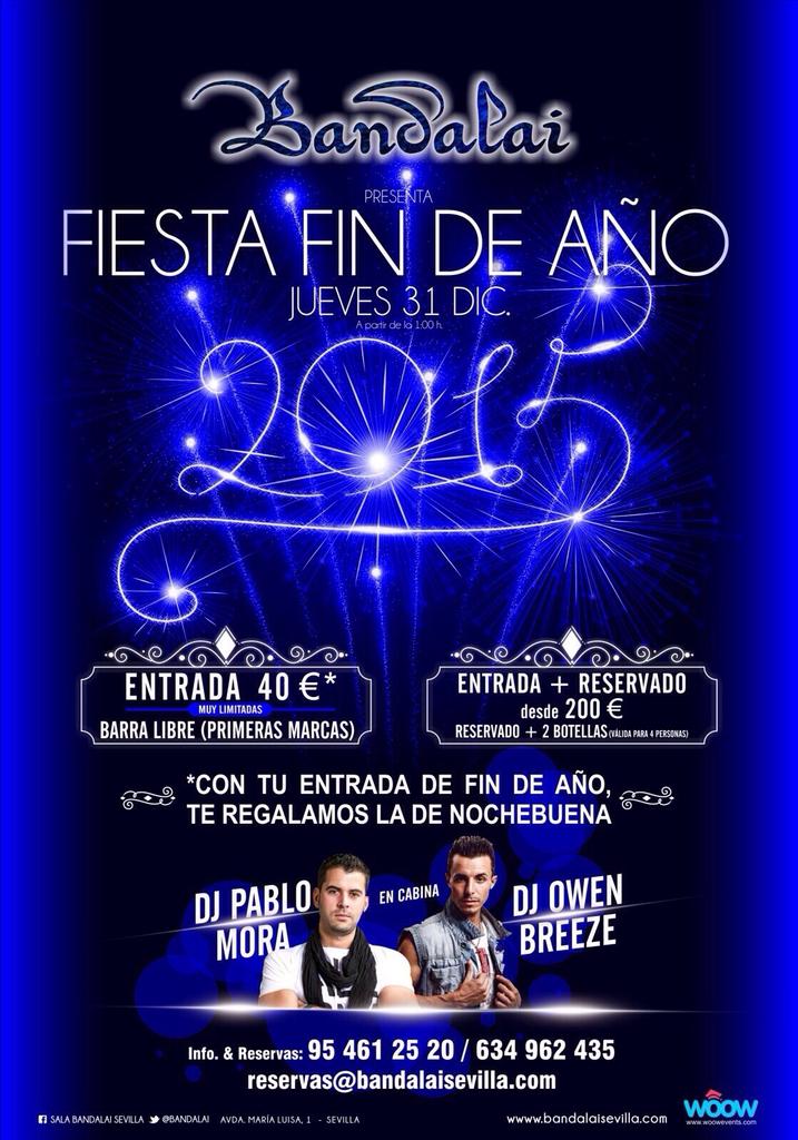 infdiscosevilla's tweet photo. FIN DE AÑO!

BANDALAI!
Entradas anticipadas.

+info. 628216189 https://t.co/tZNGztsNoo