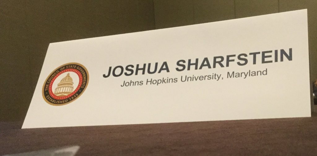 drJoshS's tweet photo. Glad to be here #CSG15 talking about #global budget with state legislators from around the country https://t.co/ZZjc2ClrFn