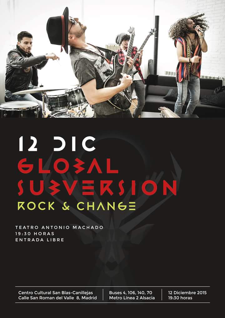 GSubversion's tweet image. Mañana es el día, Rock&amp;amp;Change en vivo!!! Os esperamos con unas ganas tremendas!!! Todos los detalles en el cartel ;)