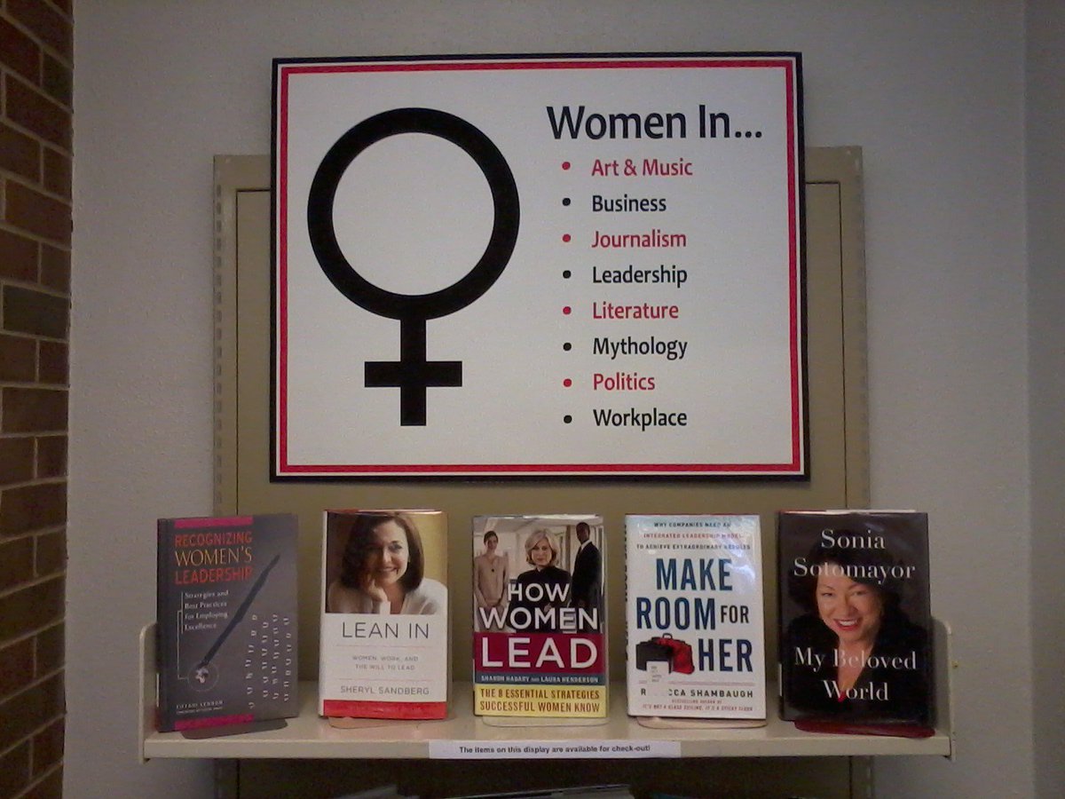 Women in ... visit our 3rd floor display
nsulibraries.blogspot.com/2015/12/women-…
