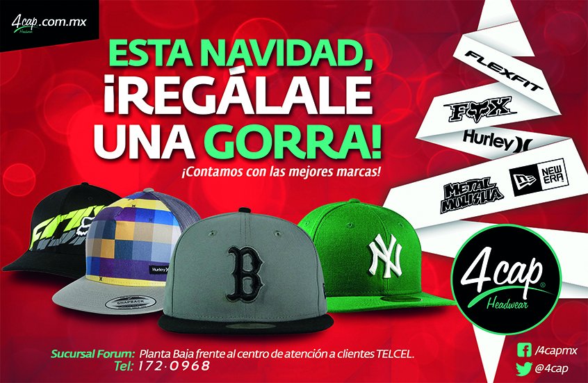 ForumCuliacan's tweet image. ¡Quítate de apuros y regálale una gorra! Los diseños están increíbles 👌👌 #4cap #ForumCuliacán
