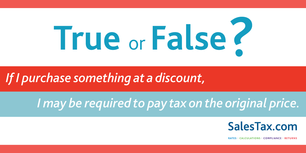 salestax's tweet photo. 'Tis the season for bargains, but will your sales tax be at the bargain rate? #TrueorFalseFriday #Business #Shopping https://t.co/G8kM009uuT