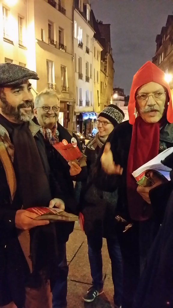LeclercFlorence's tweet photo. Fin de campagne dans le froid et la bonne humeur à #Paris5 : dimanche aux urnes, #AvecBarto https://t.co/FmeAxBxMhj