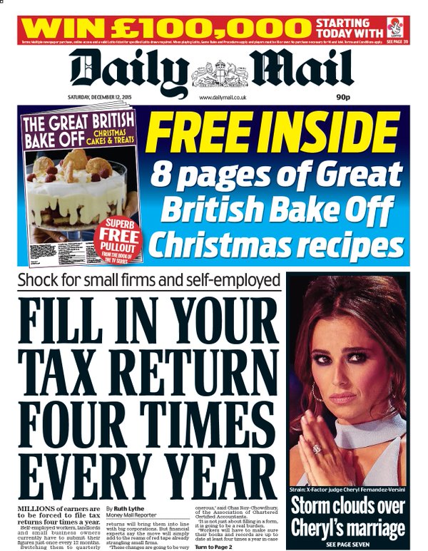 Saturday's dailymailuk mailfrontpages