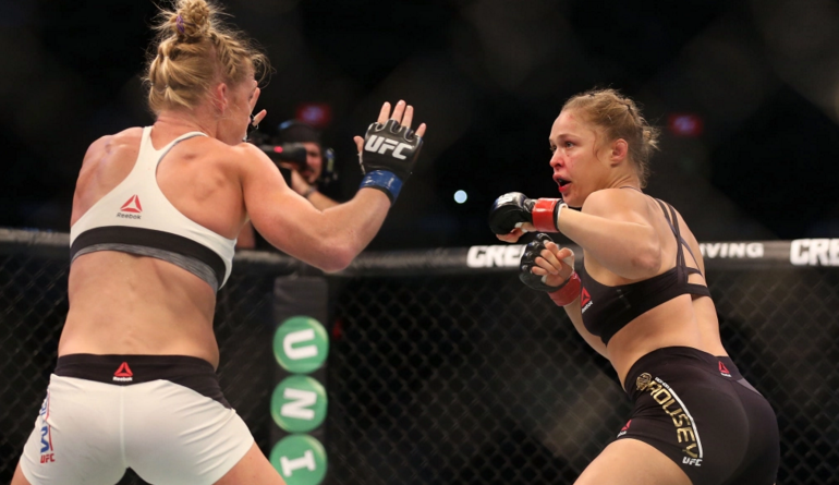 GlobalGrind's tweet photo. An official Ronda Rousey x Holly Holm rematch date has been set https://t.co/PjdlDO3A3V https://t.co/7sJamhLQqU