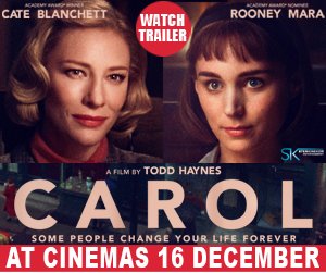 AdjacentFile's tweet image. Carol (Cate Blanchett) opens at Ster-Kinekor on the 16th. See trailer here goo.gl/07oyYJ