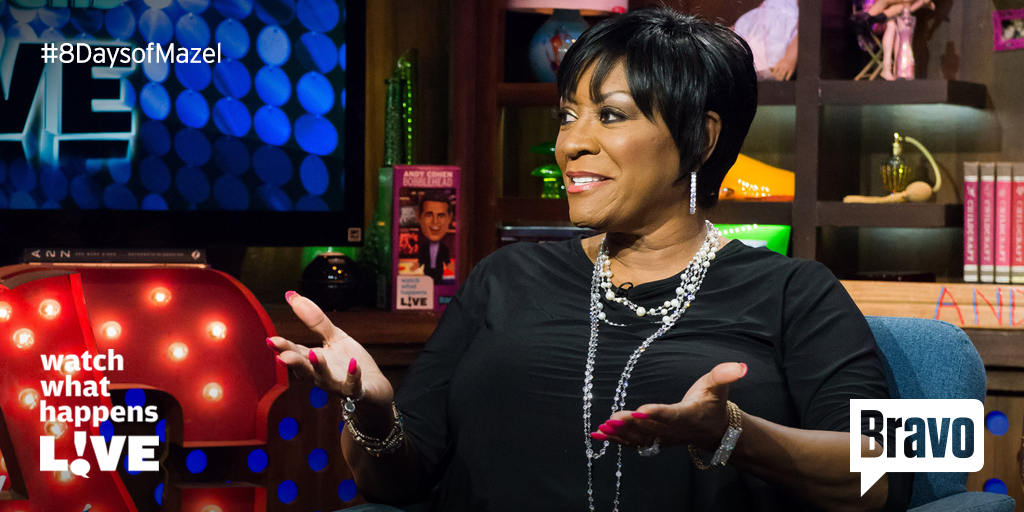 BravoWWHL's tweet photo. Voulez-vous fêter avec nous?! #8DaysofMazel ends tonight with @MsPattiPatti and @Amazon giveaways! #PrimedIt #Ad https://t.co/LFmLrPECqh