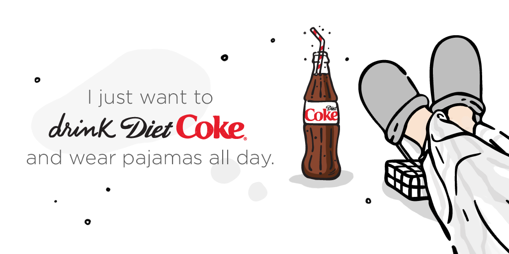 DietCoke's tweet photo. Trends come and go, but great taste doesn’t change. Enjoy a #DietCoke. https://t.co/hQaCUm3NjF