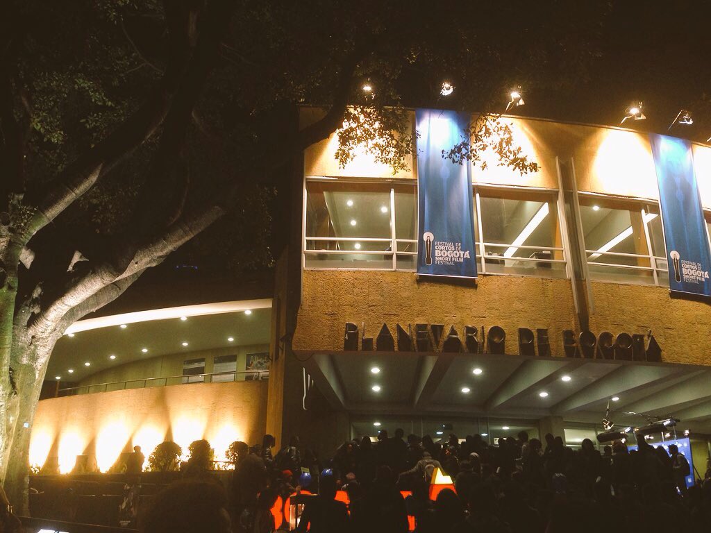 ProxyAct's tweet photo. Today in #Bogotá We're invited to @bogoshorts Keeping an eye on good #shortfilms for our next #ProxyAct #Planetarium https://t.co/xrdORWKq1j