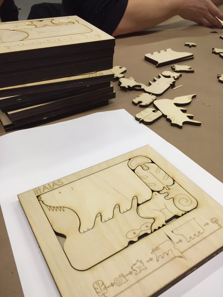 iitAIAS's tweet image. Assembling iitAIAS puzzle presents to be donated! #iitAIAS