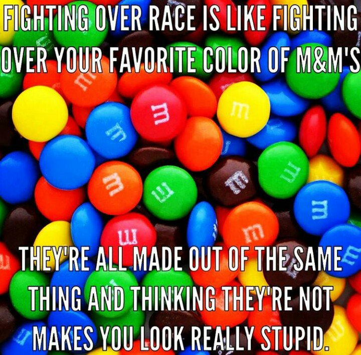 WakeupPeopIe's tweet photo. Fighting over race is like... https://t.co/q9cgkBNRJL