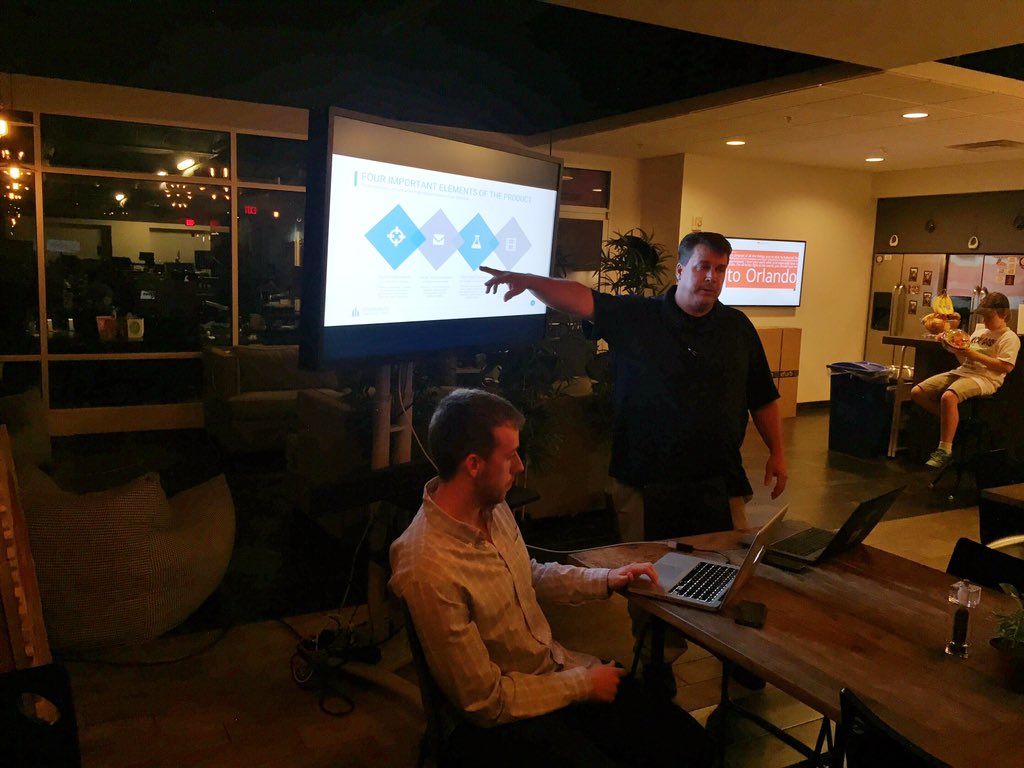 It's <a href="/edtechorlando/">EdTech Orlando</a> tonight at @codeschool! Talking <a href="/TheIronYard/">The Iron Yard</a> &amp; Personalized Learning Solutions. #orlandotech