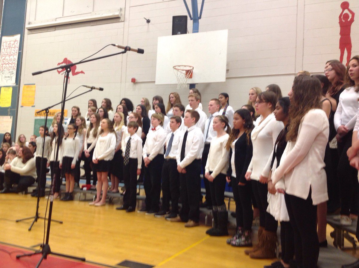 Way to go 8th Grade Chorus! Beautiful singing tonight!