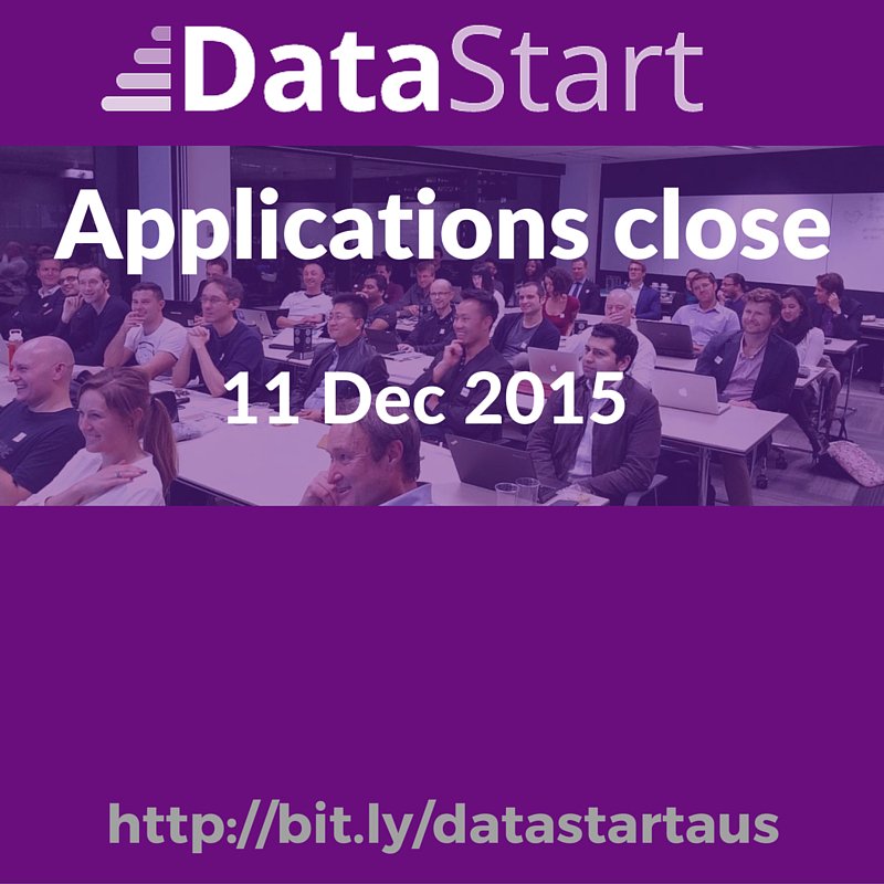 pollenizer's tweet photo. Now is the time to start-up. Join us for #datastart in 2016 https://t.co/6DCNQp44Sy https://t.co/9U8C0bi7ET