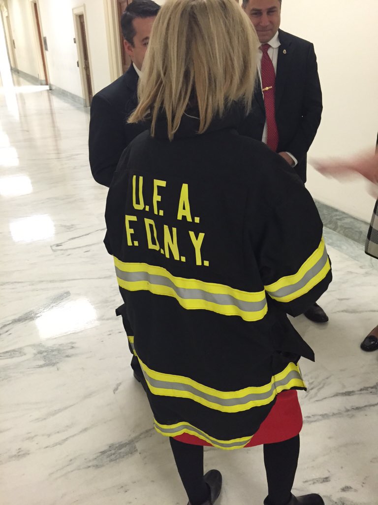 UFANYC's tweet photo. Thank you @RepMaloney for your tremendous support on #Zadroga @UFOA854 @IAFFNewsDesk @NYSPFFA https://t.co/Ql3VHClhZ7
